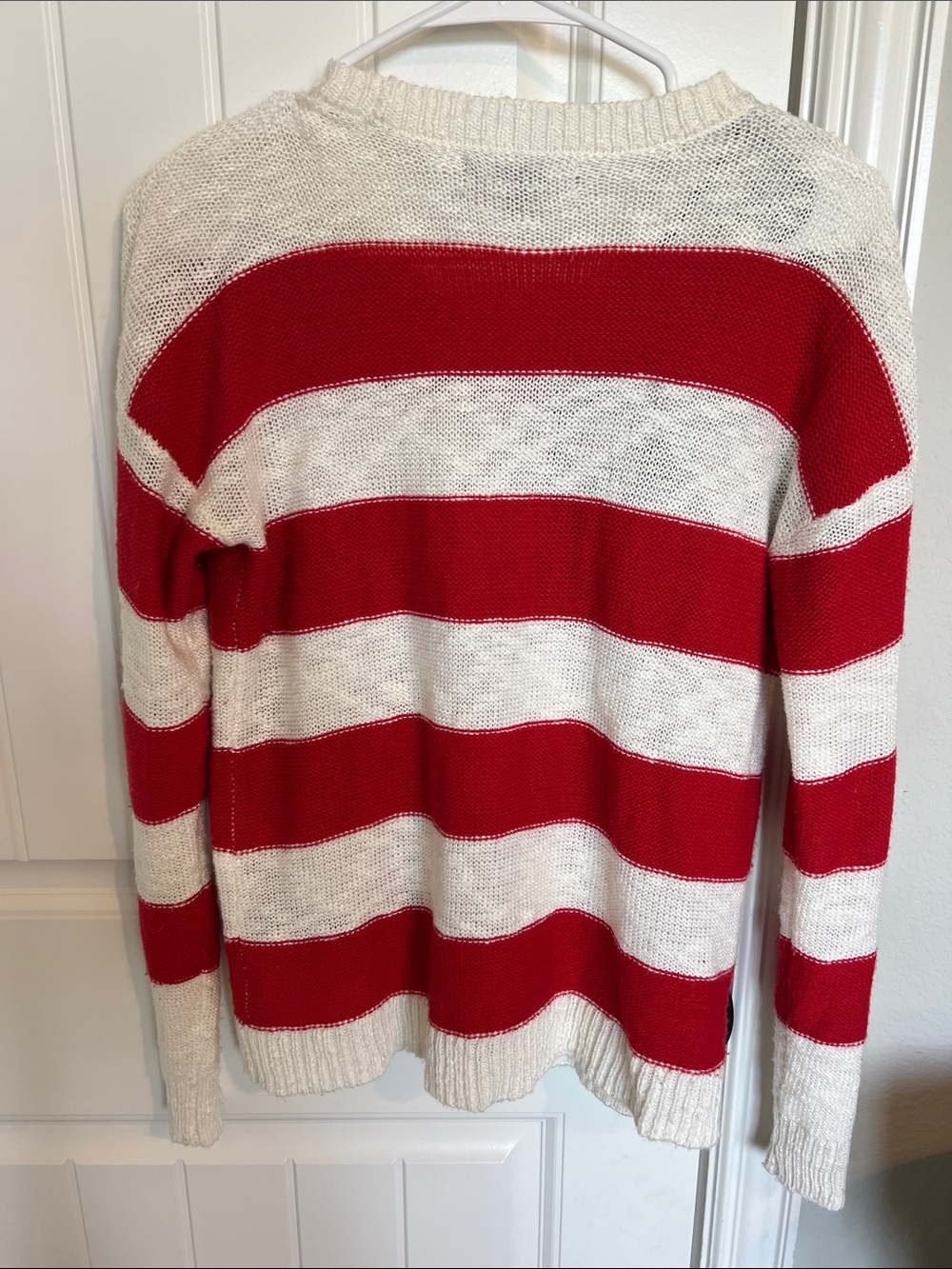 Merled USA Flag Knit Sweater - Red, White & Navy- super soft sz Small - Picture 6 of 9